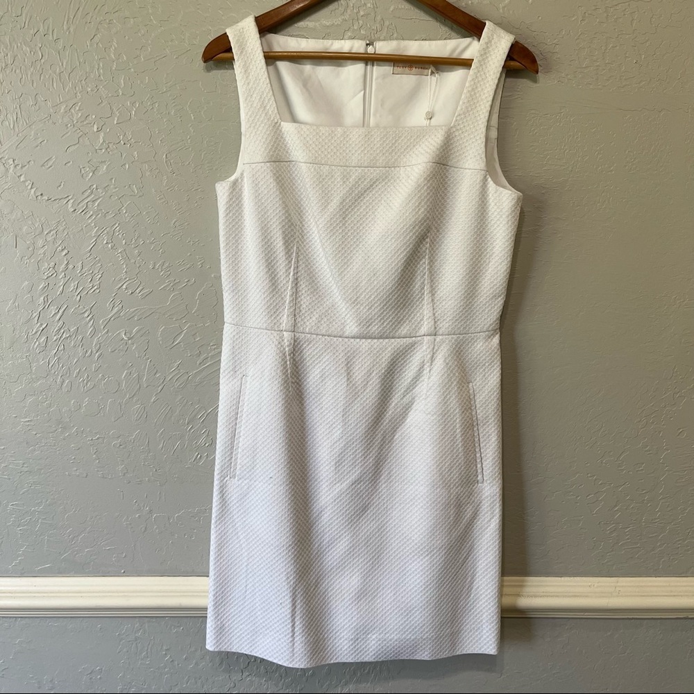 Tory Burch White Sheath Mini Dress NWT
